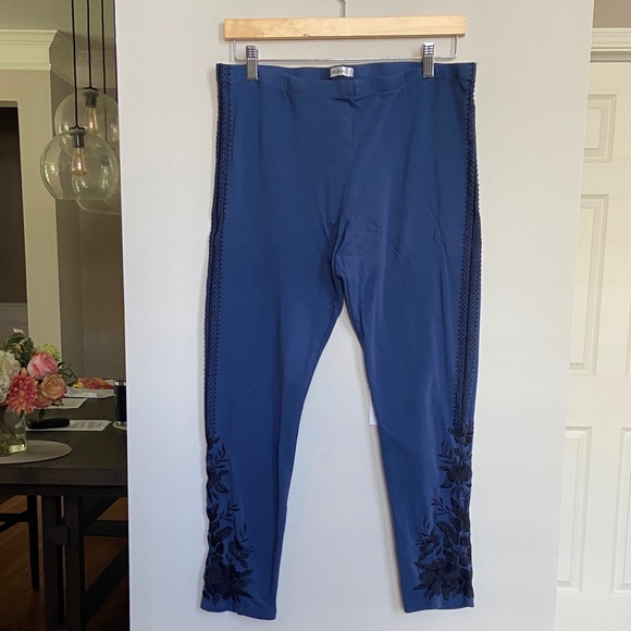 Johnny Was Leggings, Embroidered, Size L - Picture 1 of 8